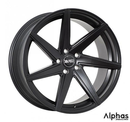 F1R F35 20x8.5 5x112 35 Satin Black (Set of 4) - alphasone