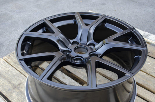 JEEP SRT8 20X10 5X127 Matt Black Wheels Durango Grand Cherokee Wrangler 5X5.5 - alphasone