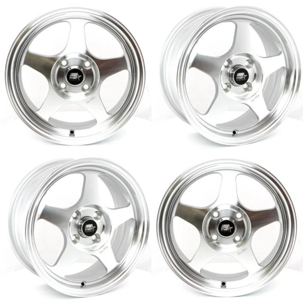 MST MT29 4x100 15x6.5 35 73.1 Machined (Set of 4) - alphasone