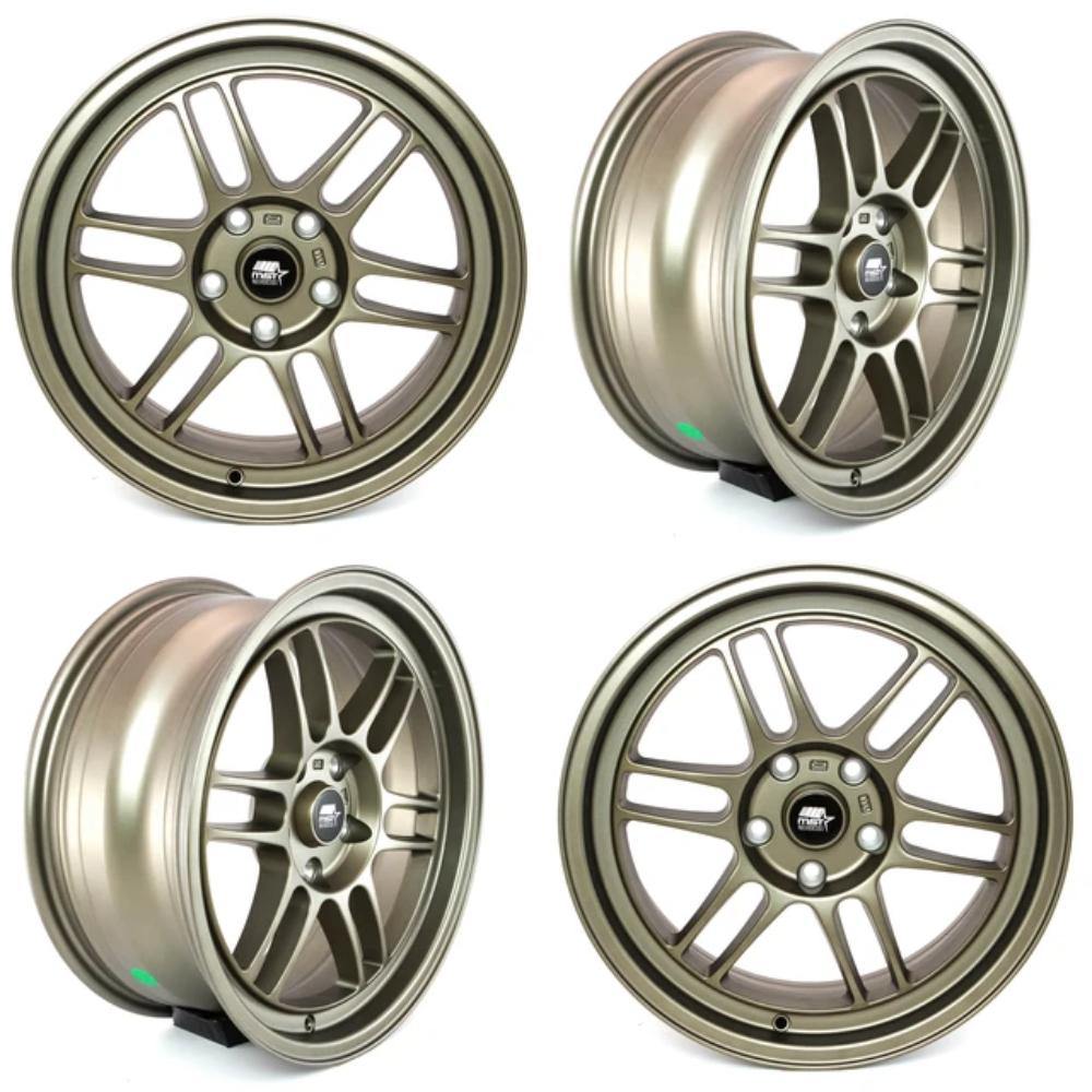MST Suzuka 4x100/4x114.3 16x7.0 25 73.1 Matte Bronze (Set of 4) - alphasone