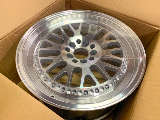 ON SELL - NEW SET OF 4 - ROTA FLUSH 17X9 5X100 +42 73.1 SILVER MACHINED LIP FITS TC BRZ GT86 FOR SUBARU WRX BRZ SCION FRS - alphasone