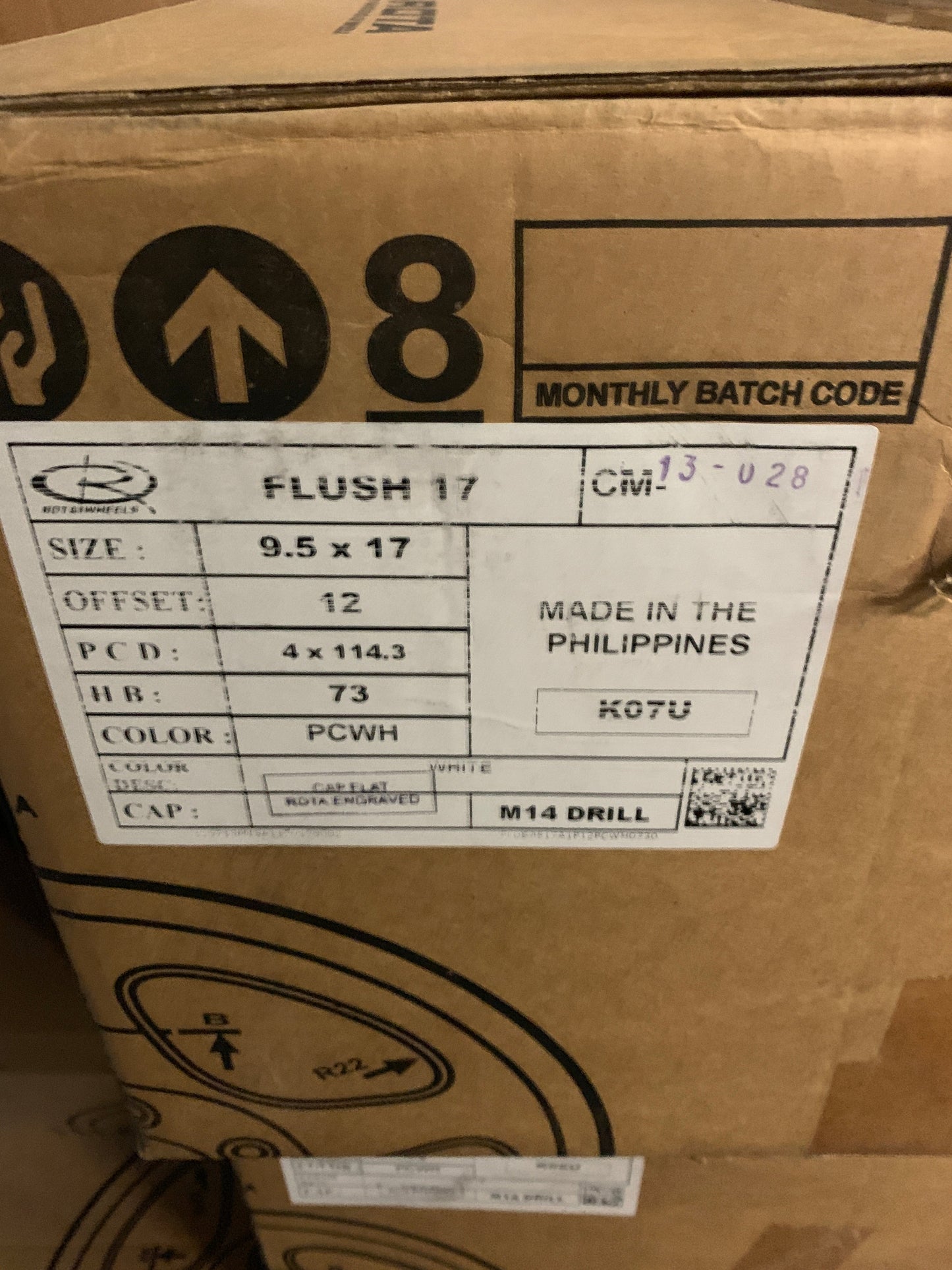 ON SELL - NEW SET OF 4 - ROTA FLUSH 17x9.5 4x114.3 +12 73.1 white 240SX 280Z Aggressive Flush FITMENT - alphasone