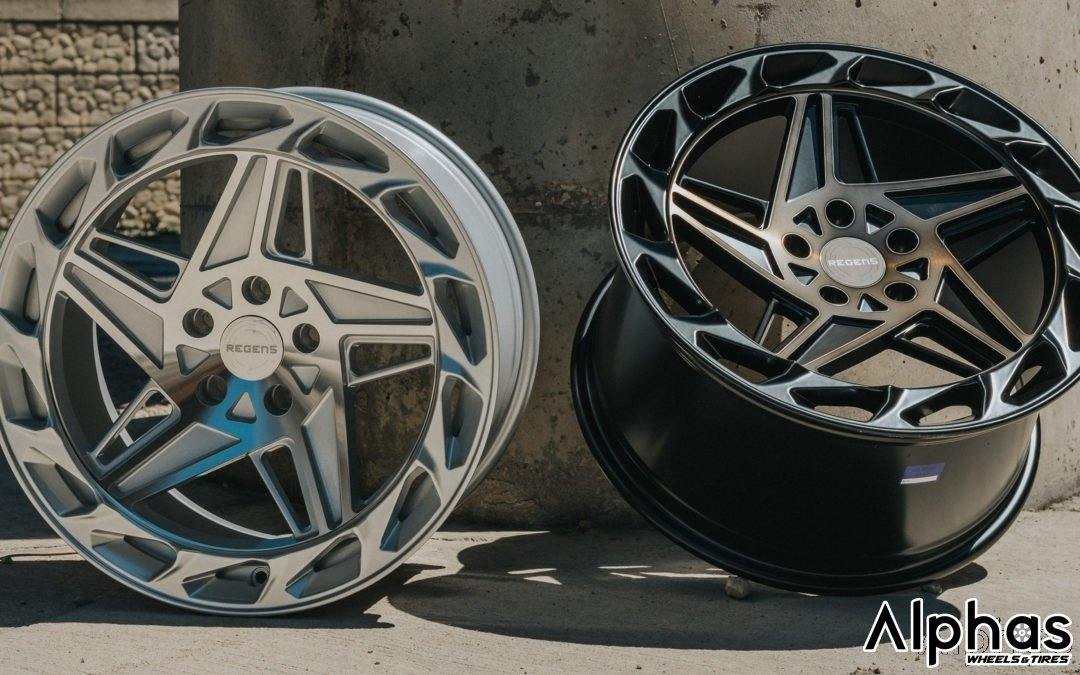 Regen5 R35 18x9.5 5x112 40ET Machine Silver (Set of 4 Wheels) - alphasone