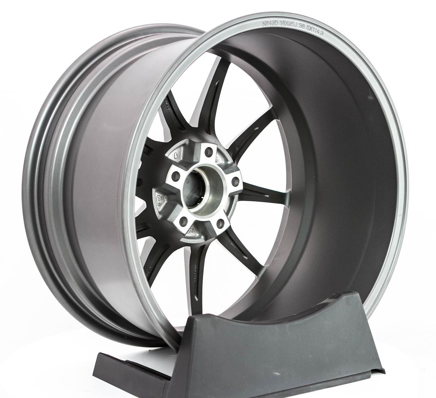 Rosenstein DELTA 18x8.5 5x114.3 35 73.1 Matte Gunmetal (Set of 4 Wheels) - alphasone