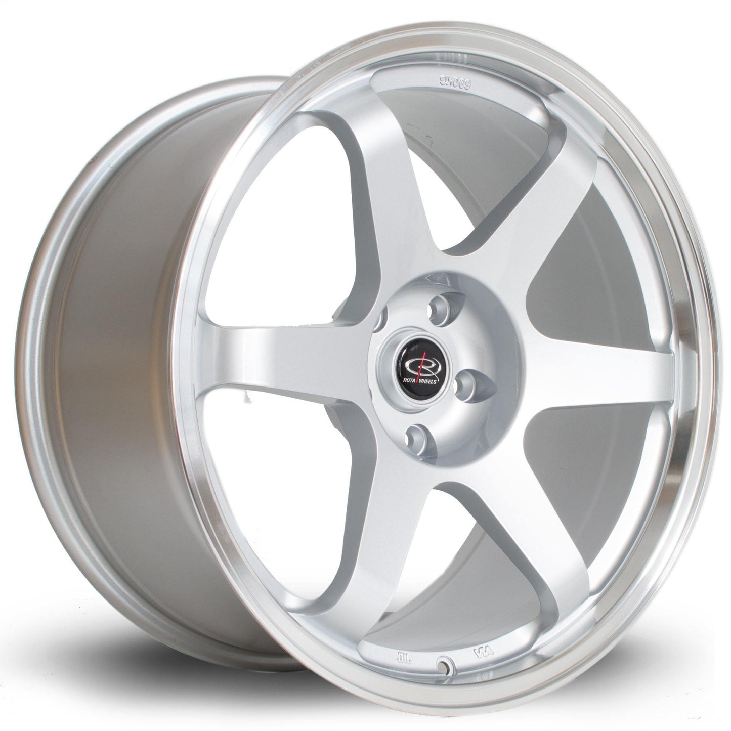 ROTA GRID CONCAVE 15x8 4X100 20 67.1 FULL POLISH SILVER - alphasone
