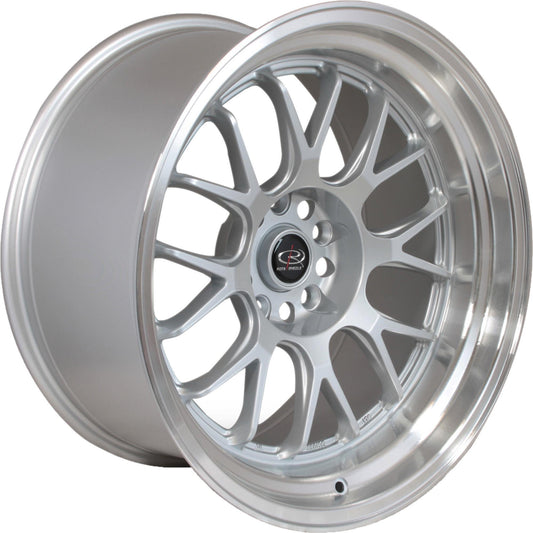 ROTA MXR-F 18x8.5 5X100 44 73 SILVER WITH POLISH LIP - alphasone