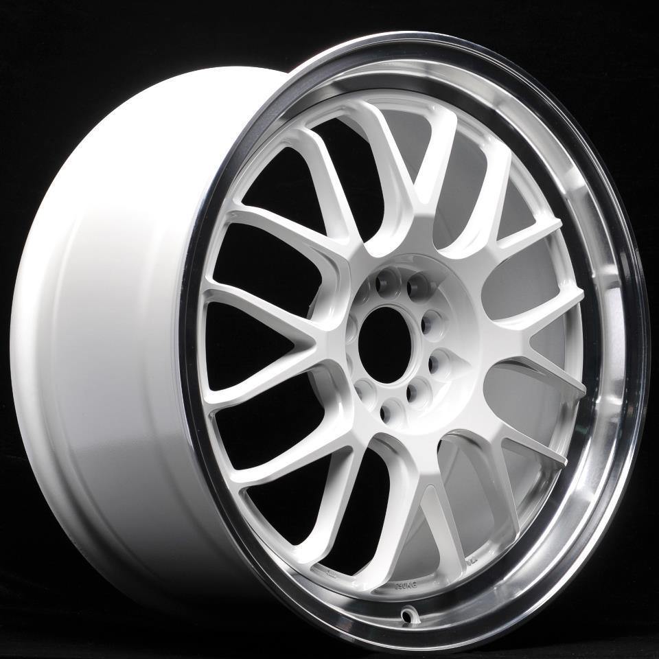 ROTA MXR-R 18x9.5 5X100 38 73 WHITE WITH POLISH LIP - alphasone