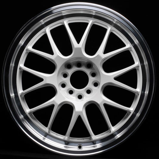 ROTA MXR-R 18x9.5 5X100 38 73 WHITE WITH POLISH LIP - alphasone