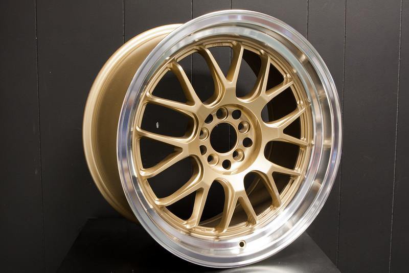 ROTA MXR-R 18x9.5 5X114.3 38 73 GOLD WITH POLISH LIP - alphasone