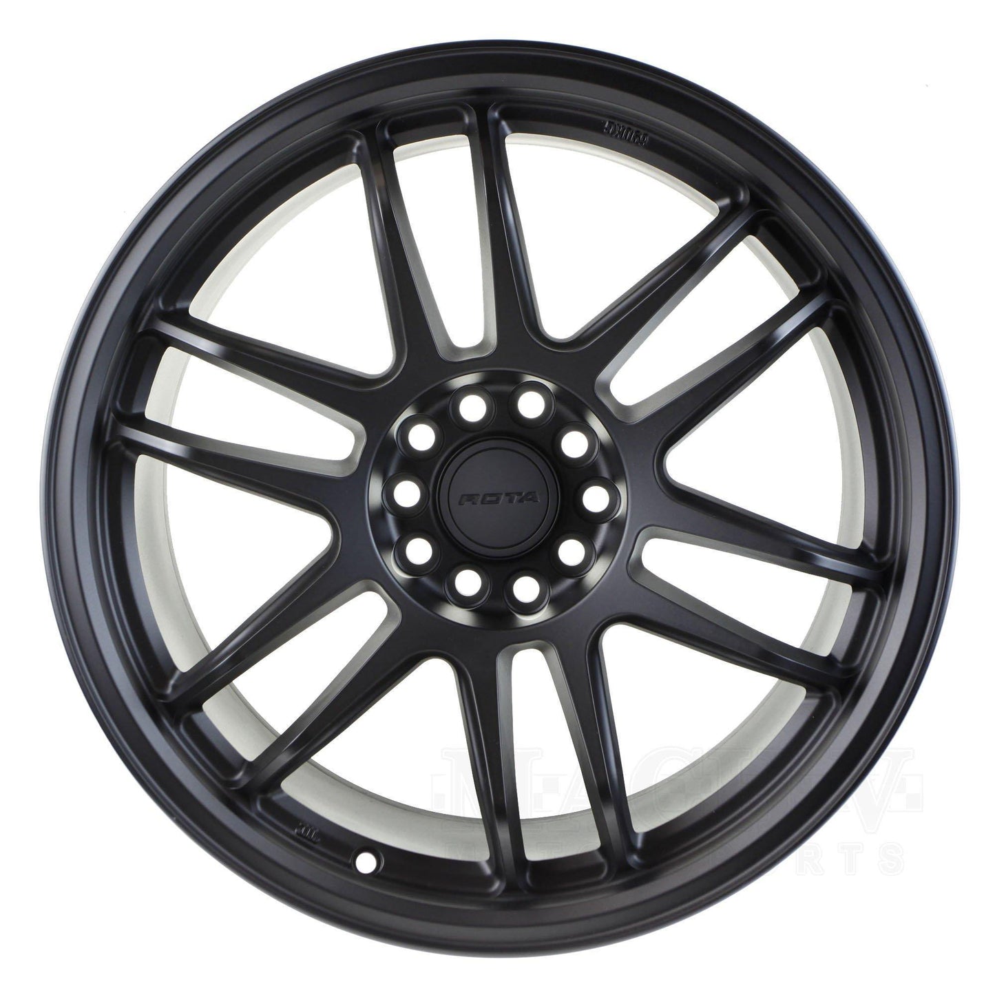 ROTA ROKU 18x9.5 5X100 38 73 FLAT BLACK - alphasone