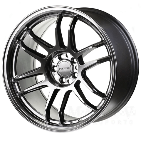 ROTA ROKU 18x9.5 5X100 38 73 HYPERBLACK - alphasone