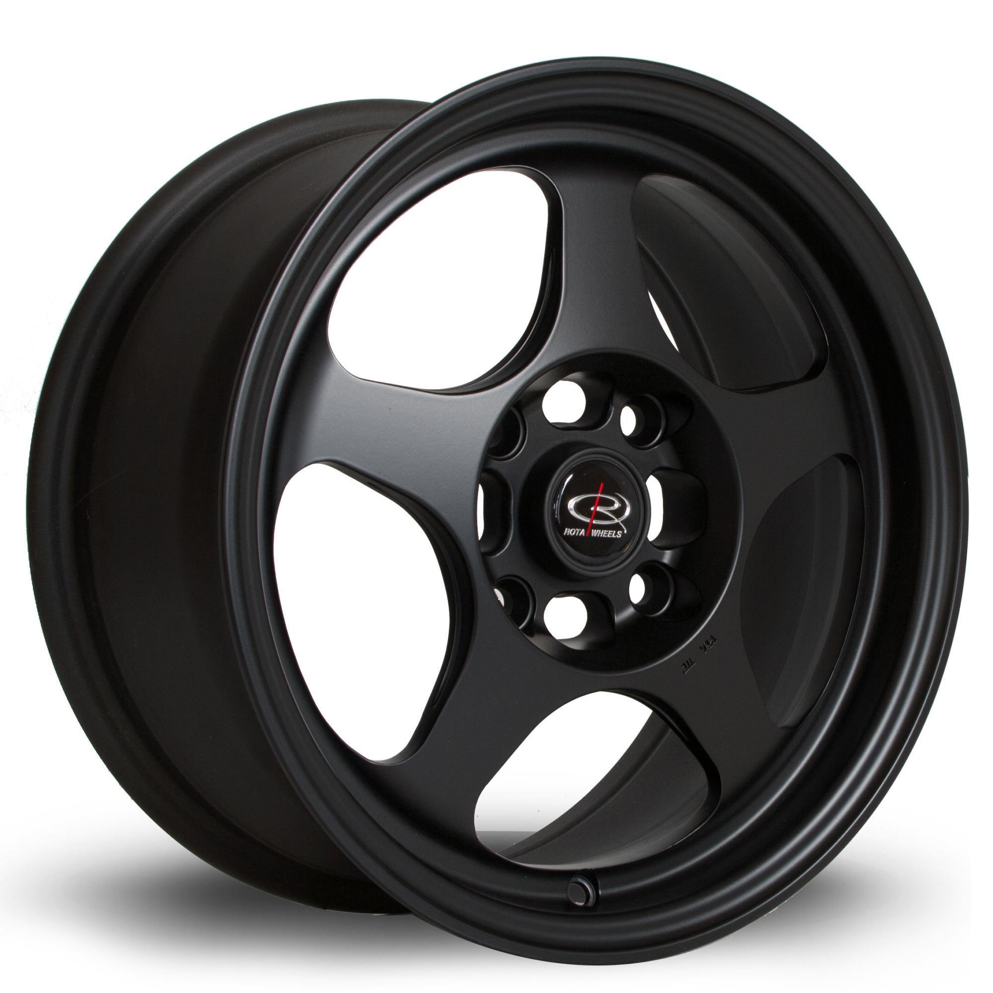 ROTA SLIPSTREAM 16x8 4X100 20 67.1 FLAT BLACK – alphasone