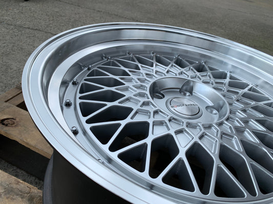 SELL - NEW SET OF 4 - ROTA RM101 19X10 5X114.3 +38 73.1 SILVER MACHINED LIP FITS 240SX 350Z 370Z Mustang 5X4.5 Widebody Aggressive - alphasone