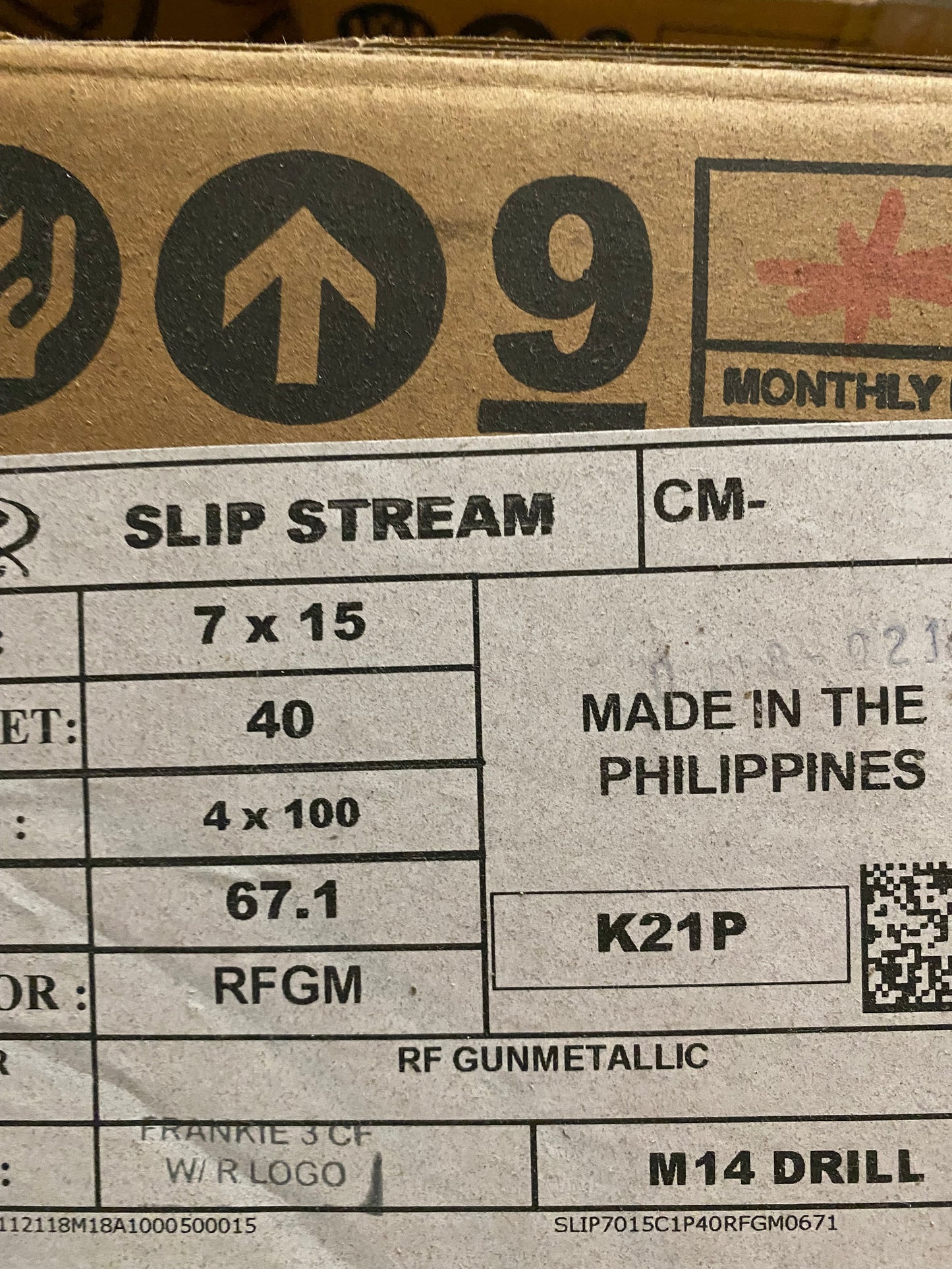 SELL - NEW SET OF 4 - ROTA SLIPSTREAM 15X7 4X100 +40 67.1 GUN METAL POLISH FACE FITS CIVIC EG6 EK Integra DC2 MIATA XB - alphasone