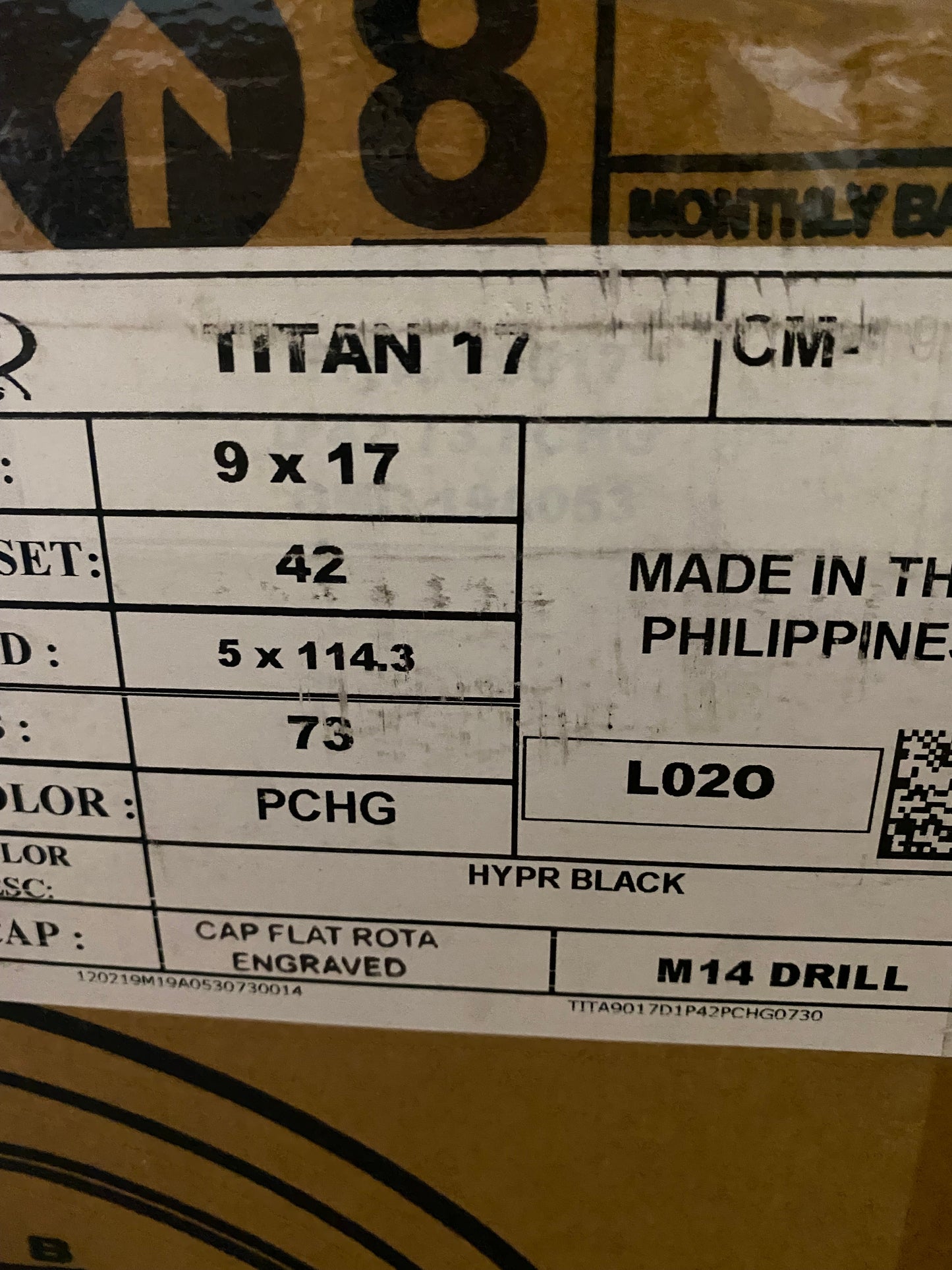 SELL - NEW SET OF 4 - ROTA TITAN 17X9 5X114.3 +42 73.1 HYPER BLACK FITS CIVIC SI ACCORD SE V6 S2000 240SX 350Z 370Z Mustang MAZDA 5 6 5X4.5 Aggressive - alphasone