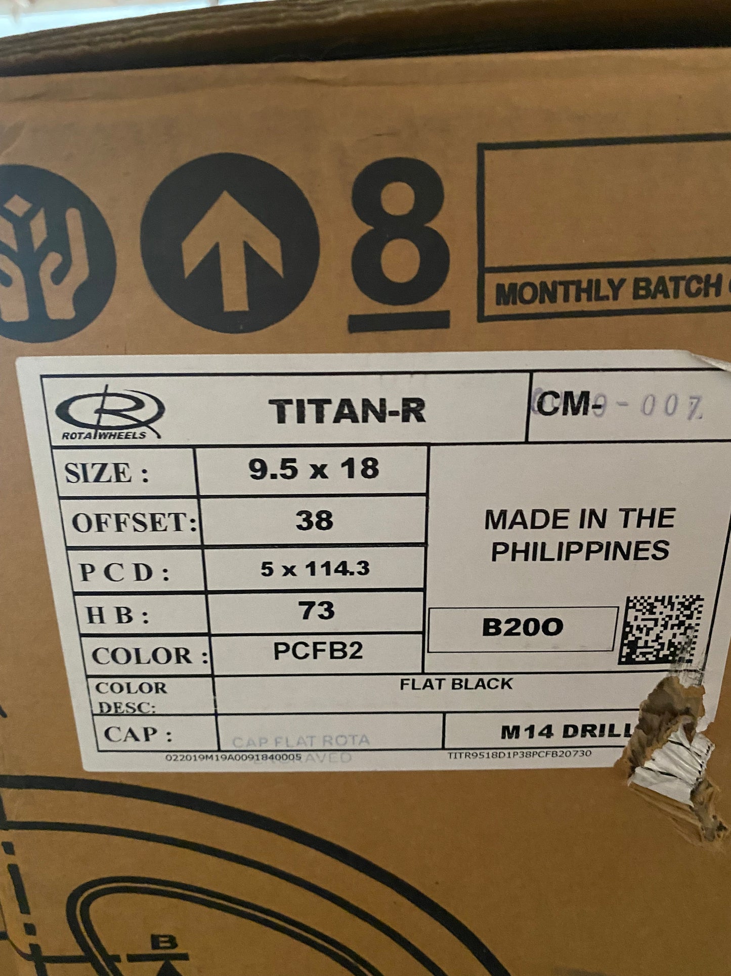 SELL - NEW SET OF 4 - ROTA TITAN-R 18X9.5 5X114.3 +38 73.1 FLAT BLACK FITS 5X4.5 350Z 370Z 240SX MIATA CIVIC RSX ACCORD MAZDA 5 6 WRX Flush FITMENT - alphasone