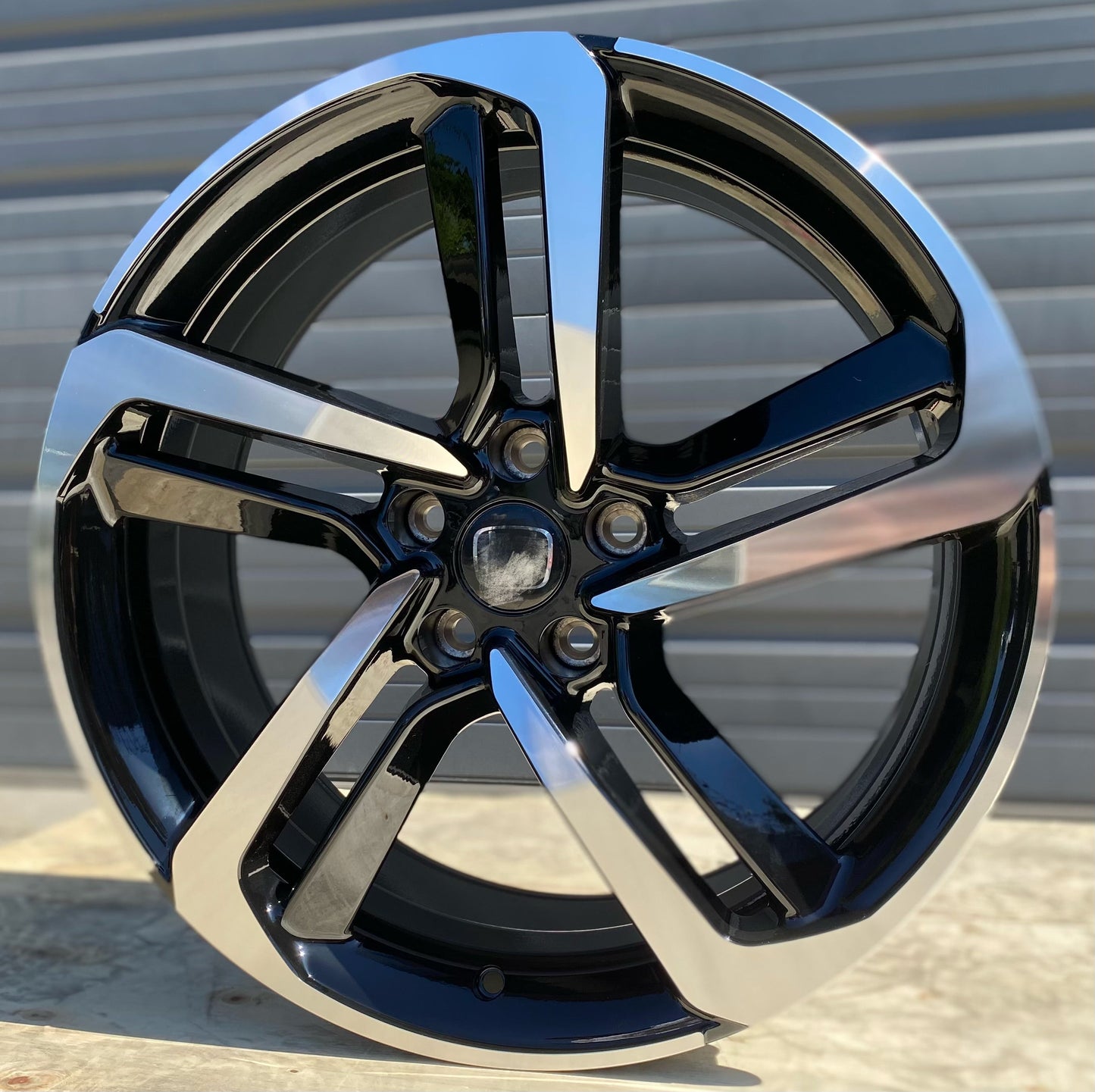 set 4 WHEELS RIMS / HD1 19X8.5 5X114.3 +35 Black MACHINED FACE 73.1 HUB FITS HONDA Accord 2.0T CIVIC SI CRV TL RSX TSX - alphasone