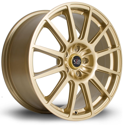 SET OF 4 RIMS WHEELS - ROTA GRAVEL 18x8.5 5x114.3 +44 73 GOLD FITS SUBARU STI Camry Civic RSX TSX Accord S2000 - alphasone