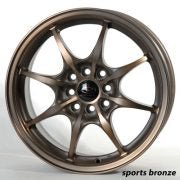 set of 4 - ROTA CIRCUIT 8 15X6.5 4X100 +38 67.1 ROYAL SPORT BRONZEcivic Miata integra scion xa xb fit - alphasone
