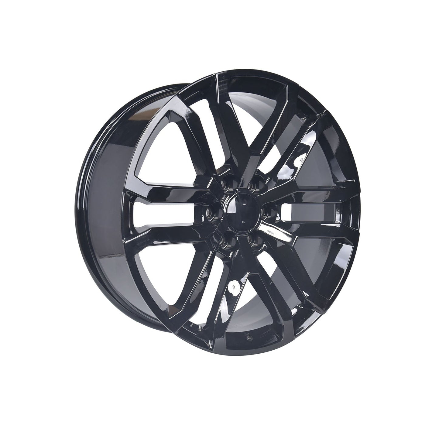 SET OF 4 / W573 D1444 Gloss Black 20x9.0 ET28 6*139.7 CB78.1 - alphasone