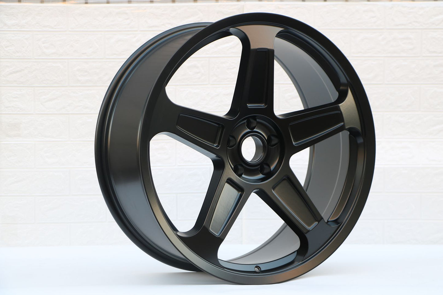 SET OF 4 / W597 Matt Black 20x10.5 ET25 CB71.5 5x115 - alphasone