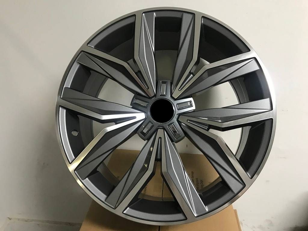 SET OF 4 WHEELS RIMS / W661 Gunmetal Machined Face 19x8.5 ET35 5x112 CB66.6 - alphasone