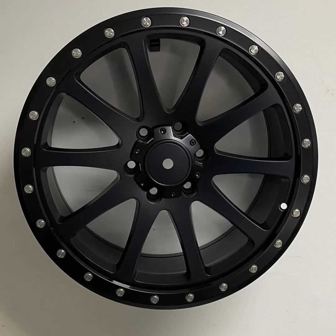 SET of 4 WHEELS RIMS / W958 D1516 Saint Black 20x9.0 ET25 6x139.7 CB106.1 - alphasone