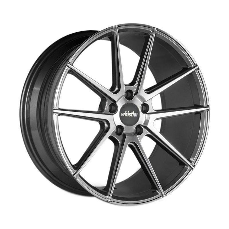 Whistler KR10 19x8.5 5x114.3 +30 73.1 Machined Gunmetal - alphasone