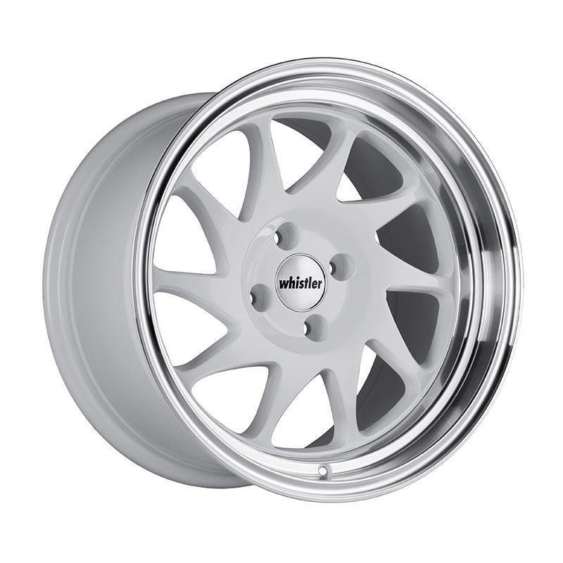 Whistler KR7 16x8 4x100 +0 73.1 White Machined Lip - alphasone