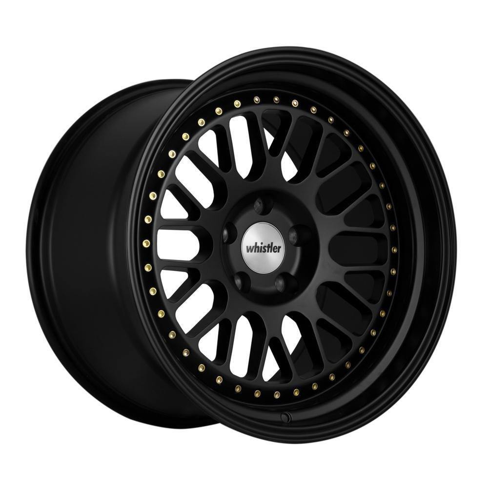 Whistler SK1 18x9.5 5x114.3 +35 73.1 Full Satin Black - alphasone