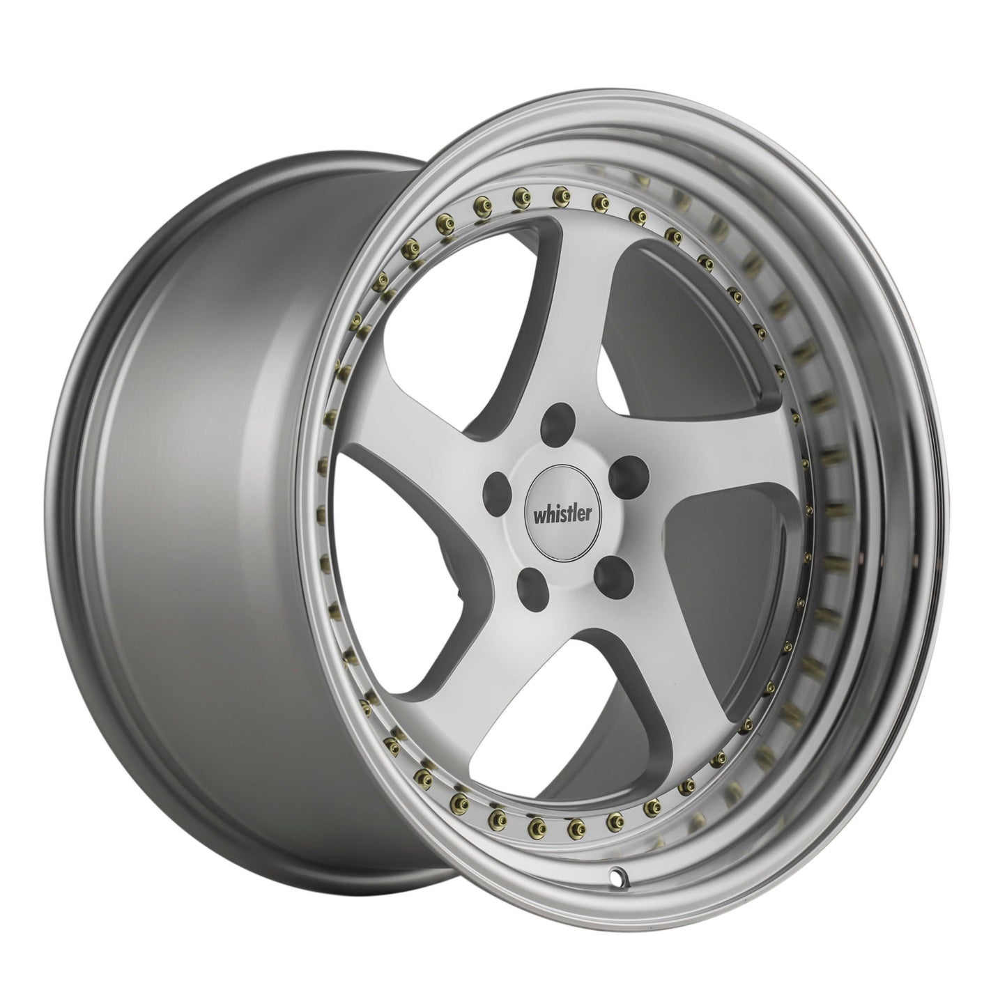 Whistler SK5 19x11 5x114.3 +15 73.1 Silver Machined Face - alphasone