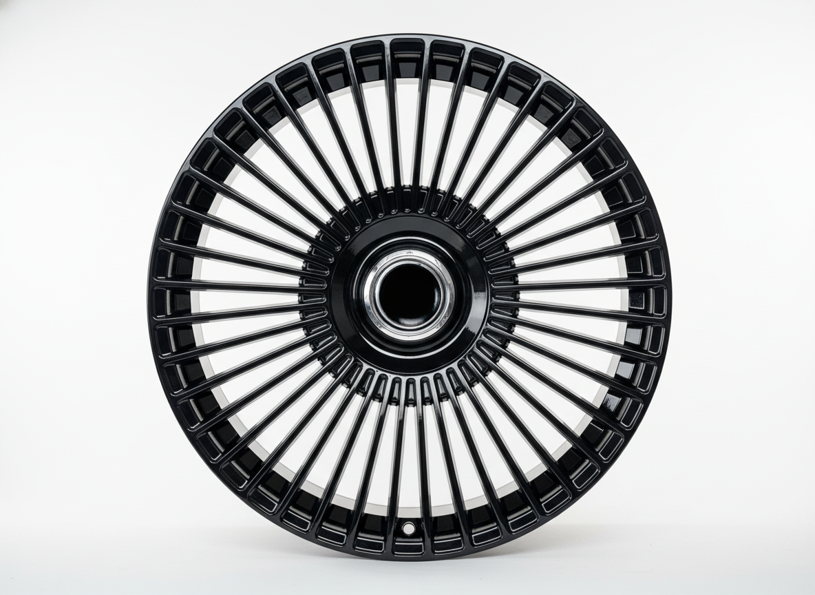 FF01 22x10.5 5x112 +38 66.6 Gloss Black (1 WHEEL)