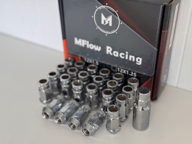 MFLOW Extended 12X1.5 L48mm HEX 3/4 24+Key Conical --Chrome