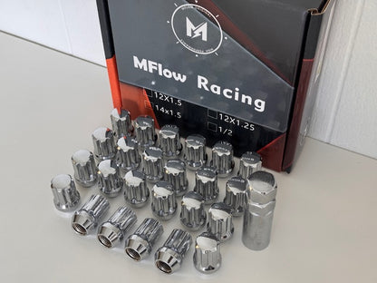 MFLOW 7 SPLINE 14X1.5 L35mm HEX 3/4 24+KEY Conical --Chrome