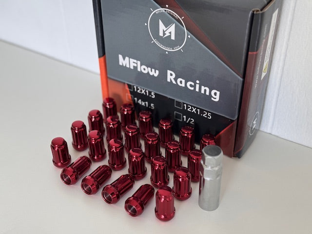 MFLOW 6 SPLINE 12X1.5 L35mm HEX 3/4 24+KEY Conical --Red