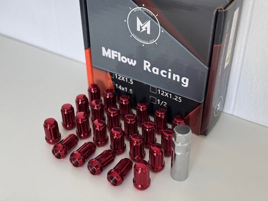 MFLOW 6 SPLINE 12X1.5 L35mm HEX 3/4 24+KEY Conical --Red