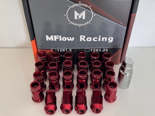 MFLOW Extended 14X1.5 L48mm HEX 3/4 24+Key Conical --Red