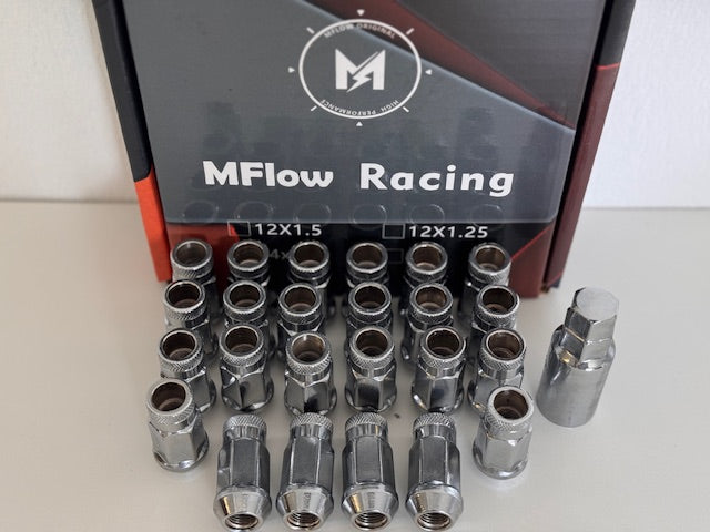 MFLOW Extended 14X1.5 L48mm HEX 3/4 24+Key Conical --Chrome