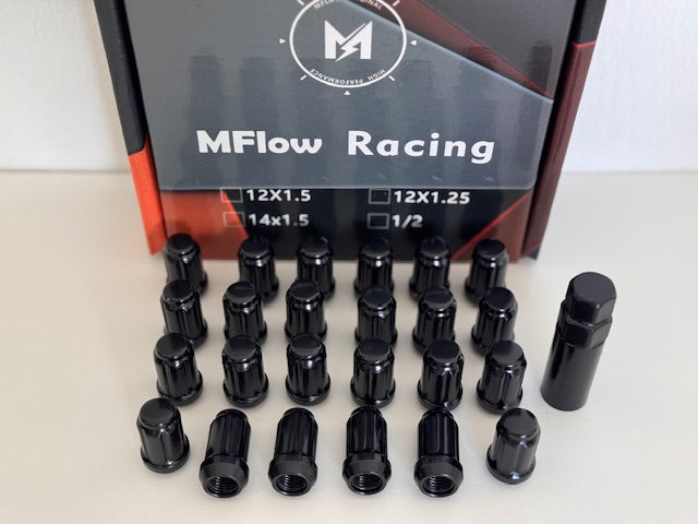 MFLOW 6 SPLINE 12X1.5 L35mm HEX 3/4 24+KEY Conical --Black