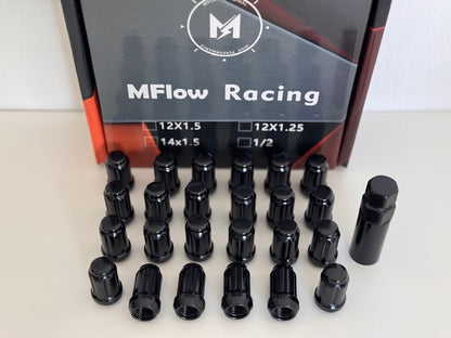 MFLOW 6 SPLINE 12X1.5 L35mm HEX 3/4 24+KEY Conical --Black
