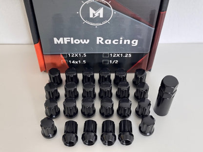 MFLOW 7 SPLINE 14X1.5 L35mm HEX 3/4 24+KEY Conical --Black