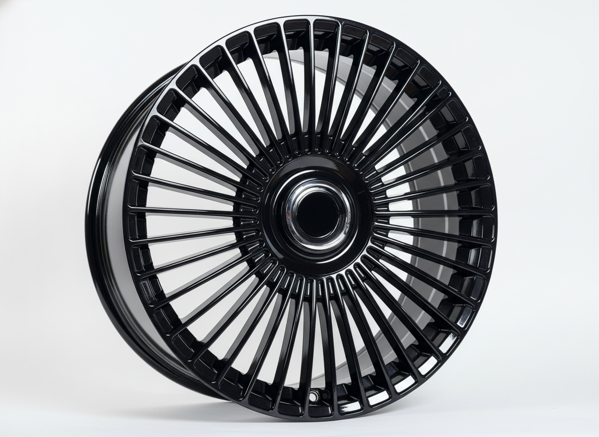 FF01 22x10.5 5x112 +38 66.6 Gloss Black (1 WHEEL)