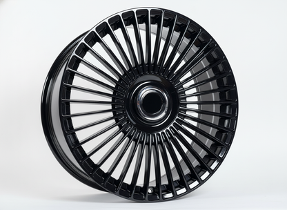 FF01 22x10.5 5x112 +38 66.6 Gloss Black (1 WHEEL)
