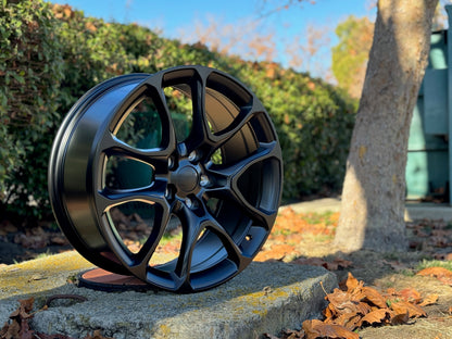 JP3 22x9.5 5x127 +35 71.5 Matte Black (Jeep SRT Grand Cherokee Wrangler)