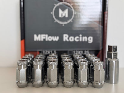 MFLOW Extended 14X1.5 L48mm HEX 3/4 24+Key Conical --Chrome