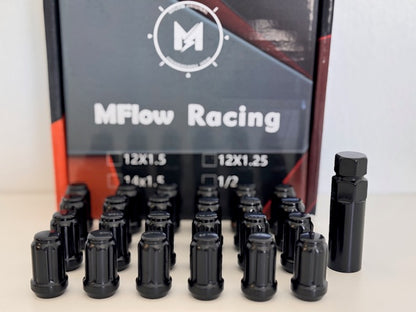 MFLOW 6 SPLINE 12X1.5 L35mm HEX 3/4 24+KEY Conical --Black