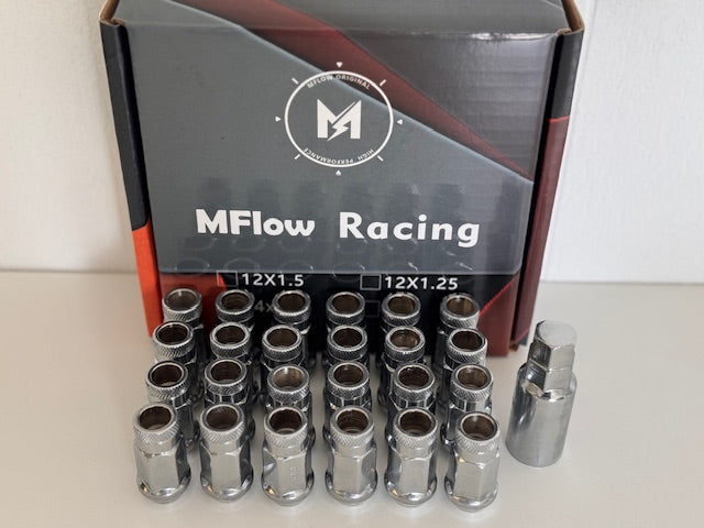 MFLOW Extended 14X1.5 L48mm HEX 3/4 24+Key Conical --Chrome