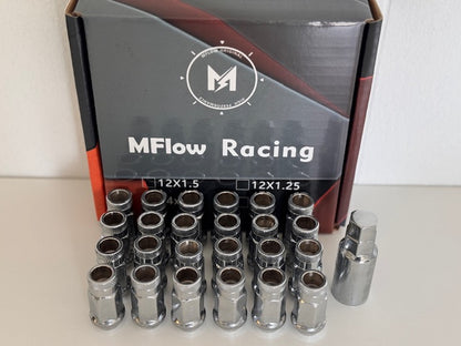 MFLOW Extended 14X1.5 L48mm HEX 3/4 24+Key Conical --Chrome
