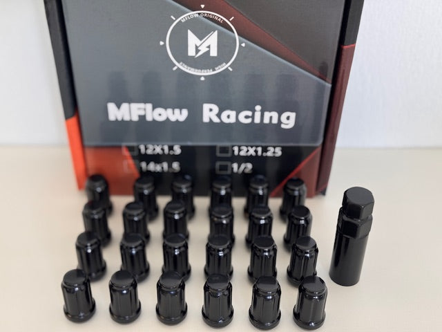 MFLOW 6 SPLINE 12X1.5 L35mm HEX 3/4 24+KEY Conical --Black
