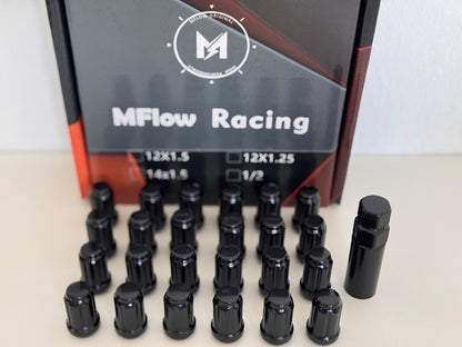 MFLOW 6 SPLINE 12X1.5 L35mm HEX 3/4 24+KEY Conical --Black